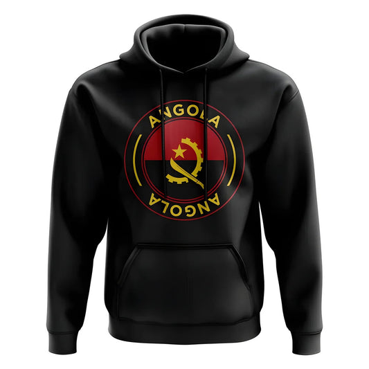 Angola Football Badge Hoodie (Black)_1