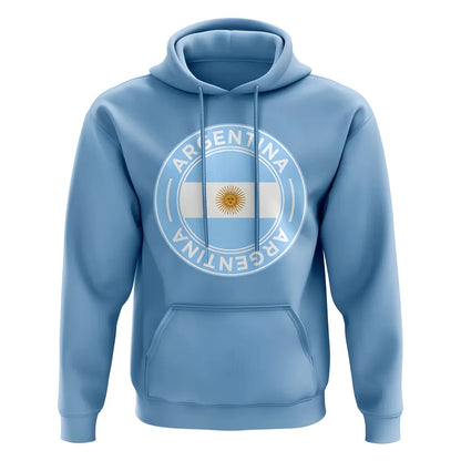 Argentina Football Badge Hoodie (Sky)_1