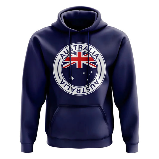 Australia Football Badge Hoodie (Navy)_1