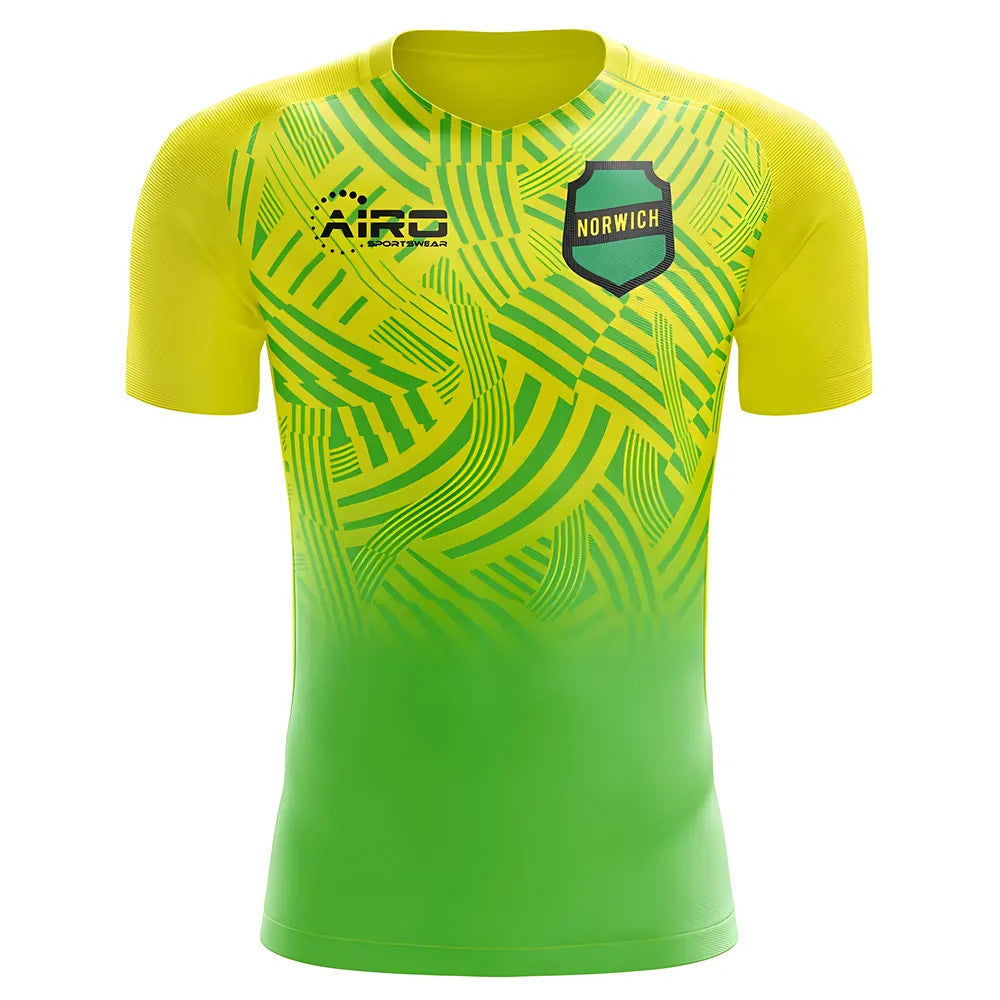 2025-2026 Norwich Home Concept Football Shirt - Little Boys_1