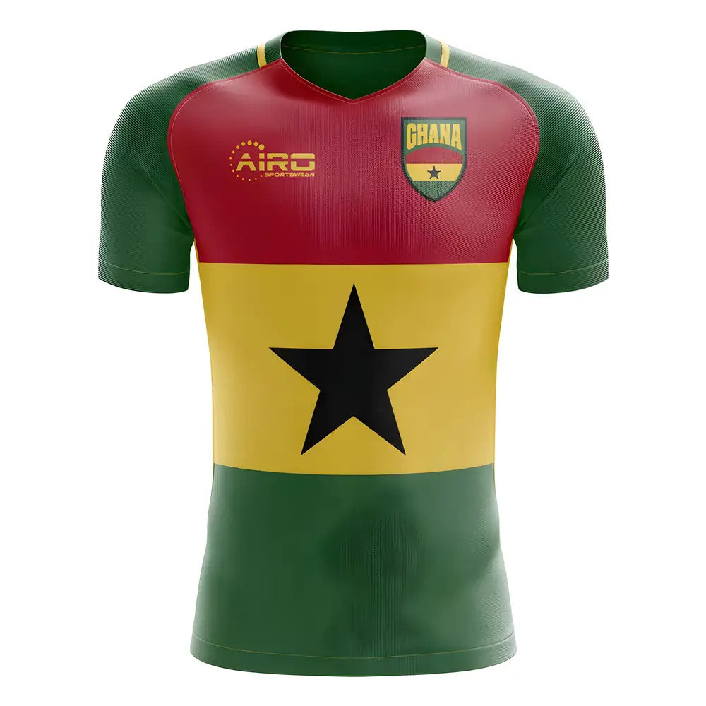 2025-2026 Ghana Flag Concept Football Shirt_1