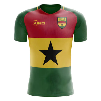 2025-2026 Ghana Flag Concept Football Shirt_1
