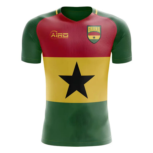 2025-2026 Ghana Flag Concept Football Shirt_1