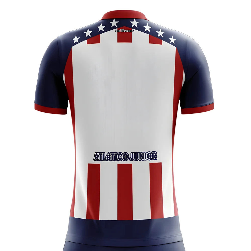 2025-2026 Junior de Barranquilla Home Concept Football Shirt - Kids_1