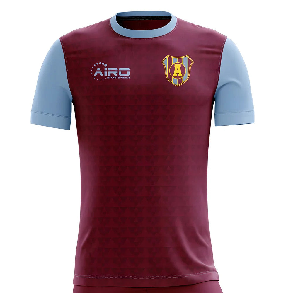 2025-2026 Villa Home Concept Football Shirt - Kids_1