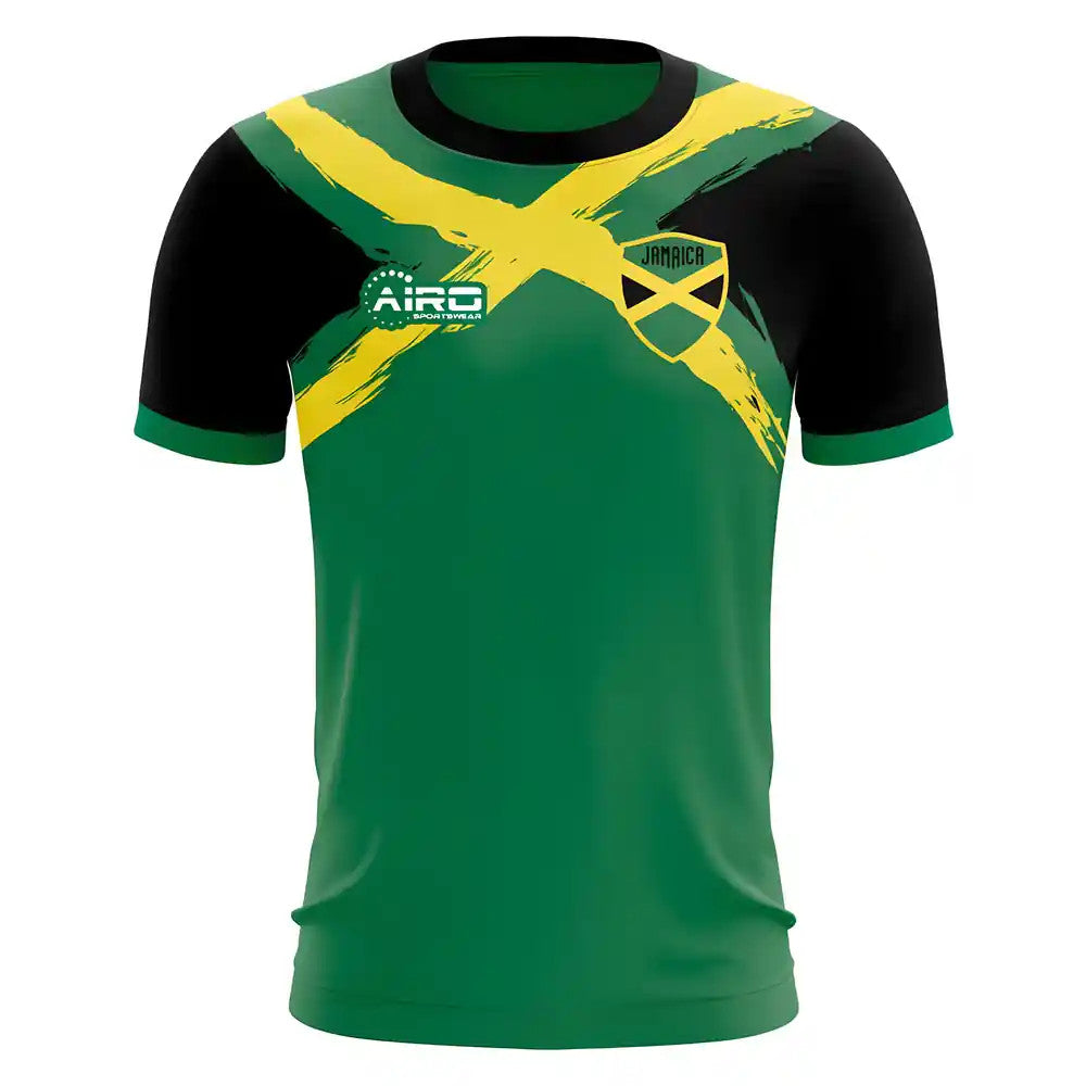 2025-2026 Jamaica Flag Concept Football Shirt - Kids_1