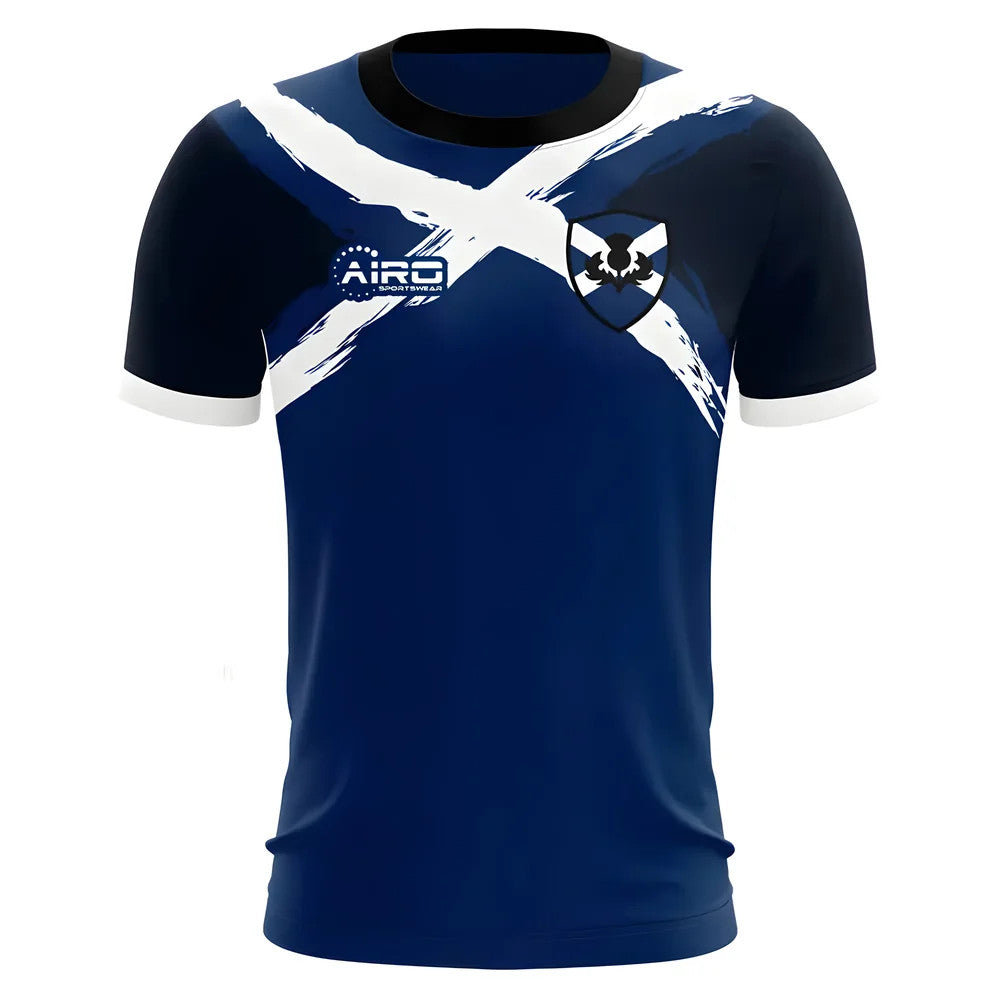 2025-2026 Scotland Flag Concept Football Shirt_1