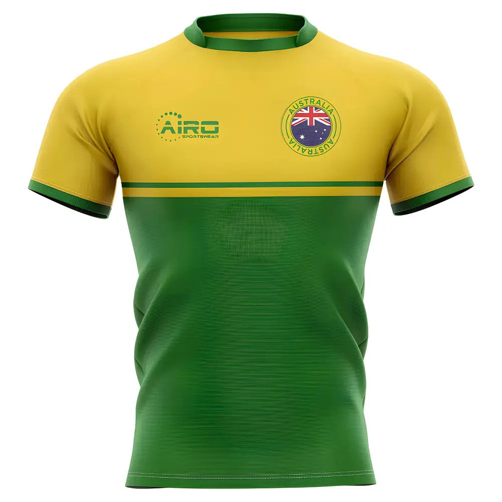 2025-2026 Australia Training Concept Rugby Shirt - Adult Long Sleeve_1
