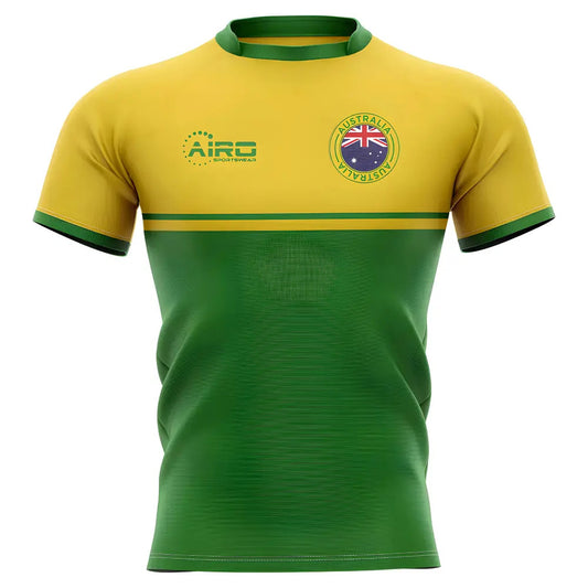 2025-2026 Australia Training Concept Rugby Shirt - Adult Long Sleeve_1