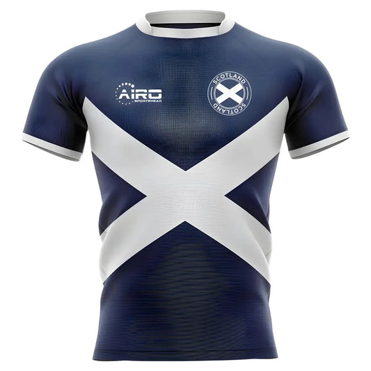 2025-2026 Scotland Flag Concept Rugby Shirt - Adult Long Sleeve_1