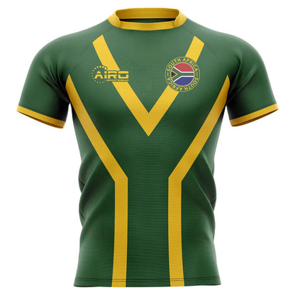 2025-2026 South Africa Springboks Flag Concept Rugby Shirt (Klerk 9)_4