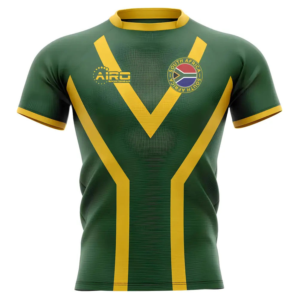 2025-2026 South Africa Springboks Flag Concept Rugby Shirt - Adult Long Sleeve_1