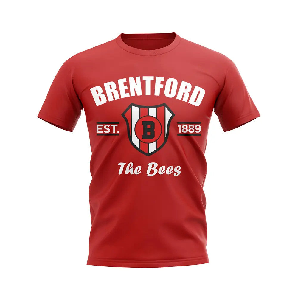 Brentford Established Football T-Shirt (Red)_1