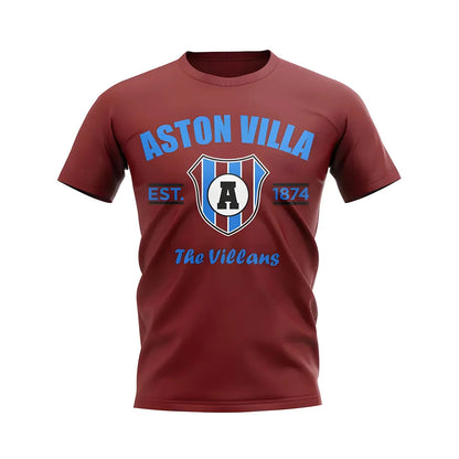 Aston Villa Established Football T-Shirt (Maroon)_1