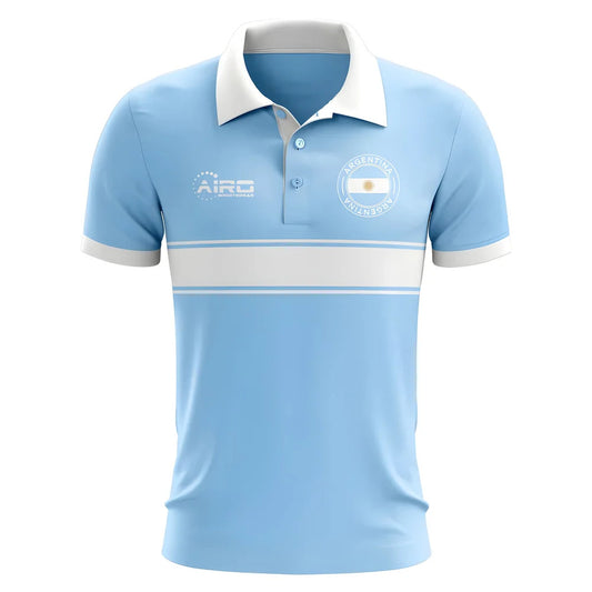 Argentina Concept Stripe Polo Shirt (Sky) - Kids_1
