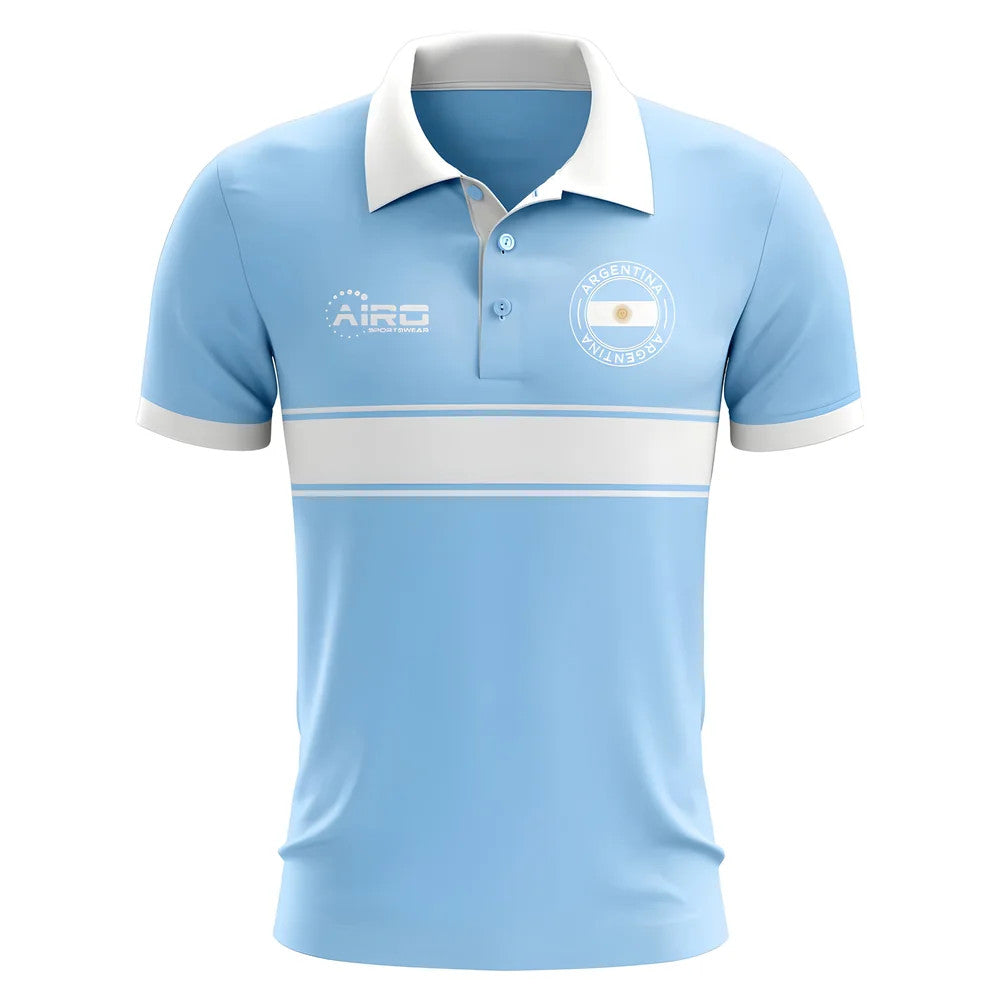 Argentina Concept Stripe Polo Shirt (Sky) - Kids_1