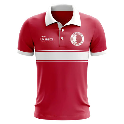 Bahrain Concept Stripe Polo Shirt (Red)_1