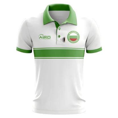 Bulgaria Concept Stripe Polo Shirt (White)_1