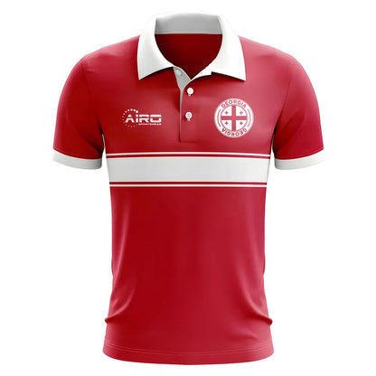 Georgia Concept Stripe Polo Shirt (Red)_0