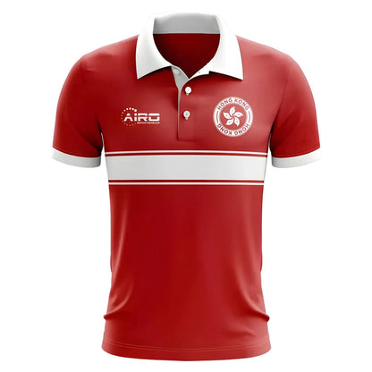 Hong Kong Concept Stripe Polo Shirt (Red)_1