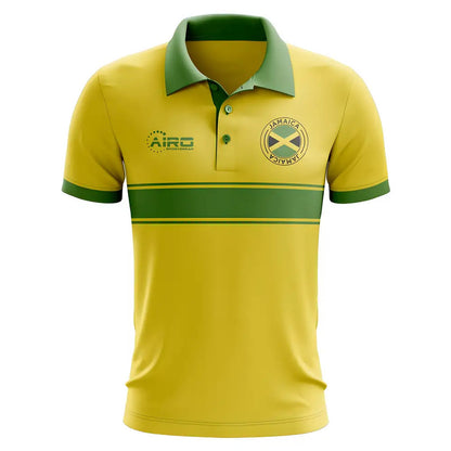 Jamaica Concept Stripe Polo Shirt (Yellow)_1