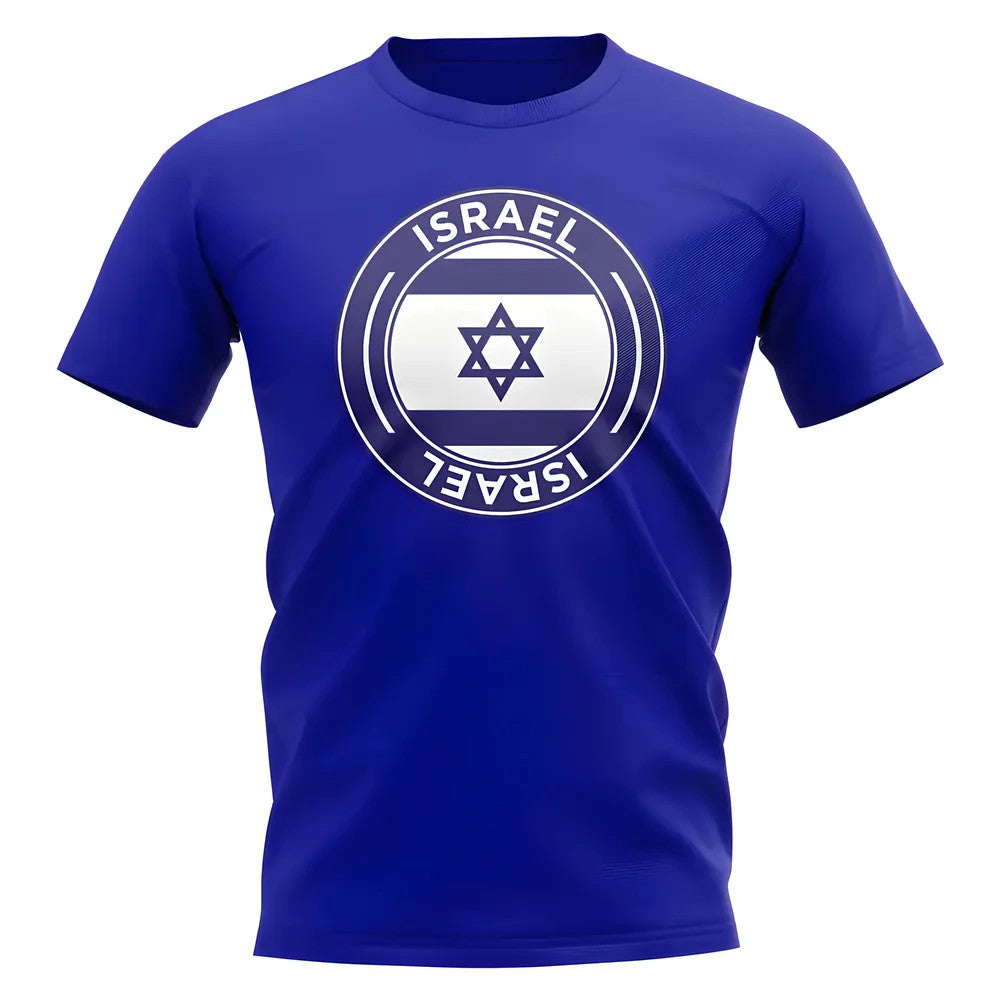 Israel Football Badge T-Shirt (Royal)_1