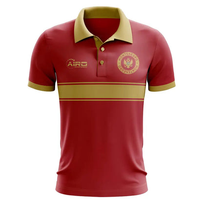 Montenegro Concept Stripe Polo Shirt (Red)_1