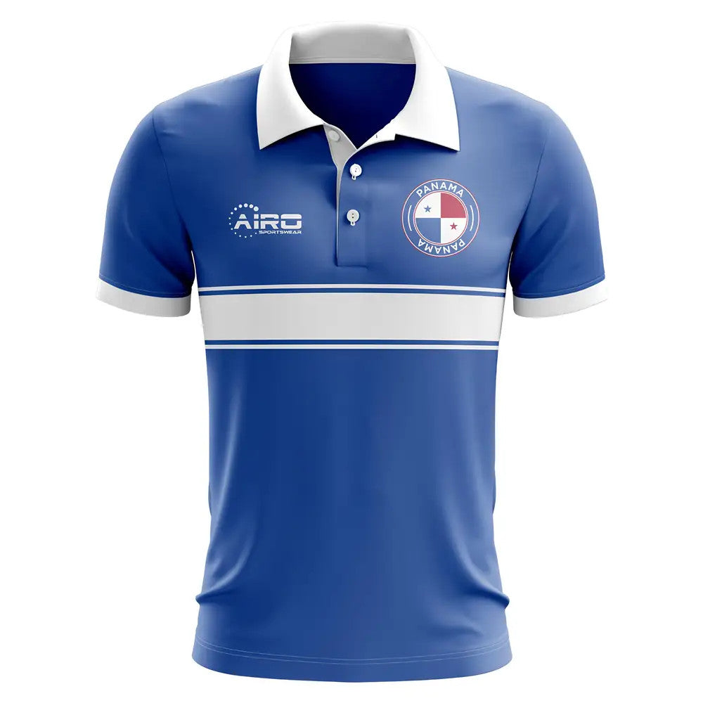 Panama Concept Stripe Polo Shirt (Blue)_1