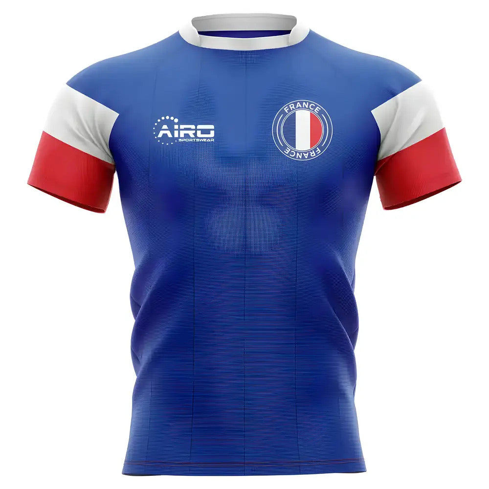 2025-2026 France Home Concept Rugby Shirt - Adult Long Sleeve_1