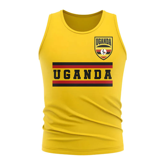Uganda Core Football Country Sleeveless Tee (Yellow)_0