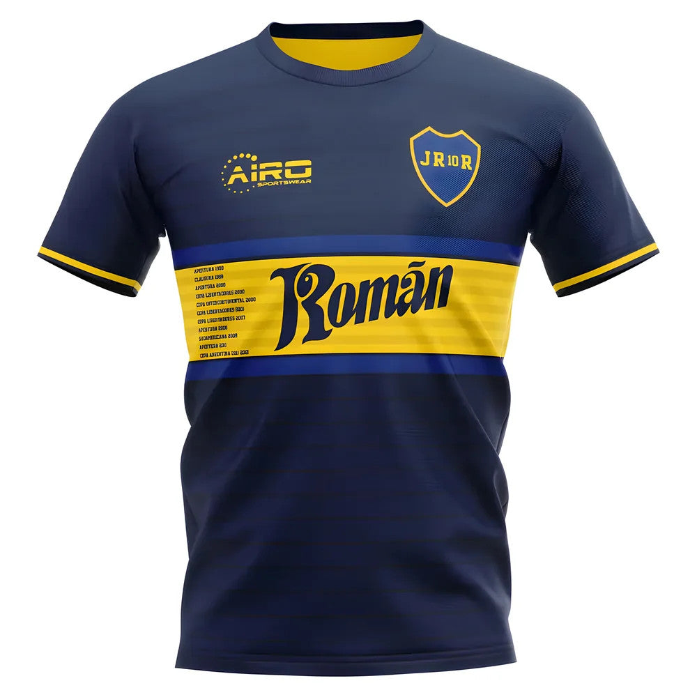 2025-2026 Boca Juniors Juan Roman Riquelme Concept Football Shirt - Kids_1