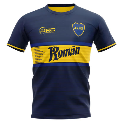 2025-2026 Boca Juniors Juan Roman Riquelme Concept Football Shirt - Kids_1