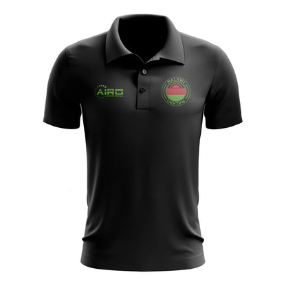 Malawi Football Polo Shirt (Black)_0