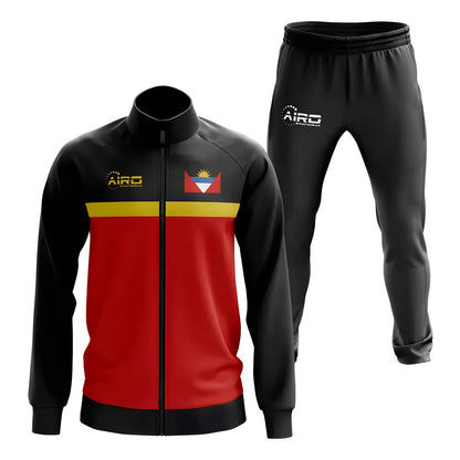 Antigua and Barbados Concept Football Tracksuit (Black)_1