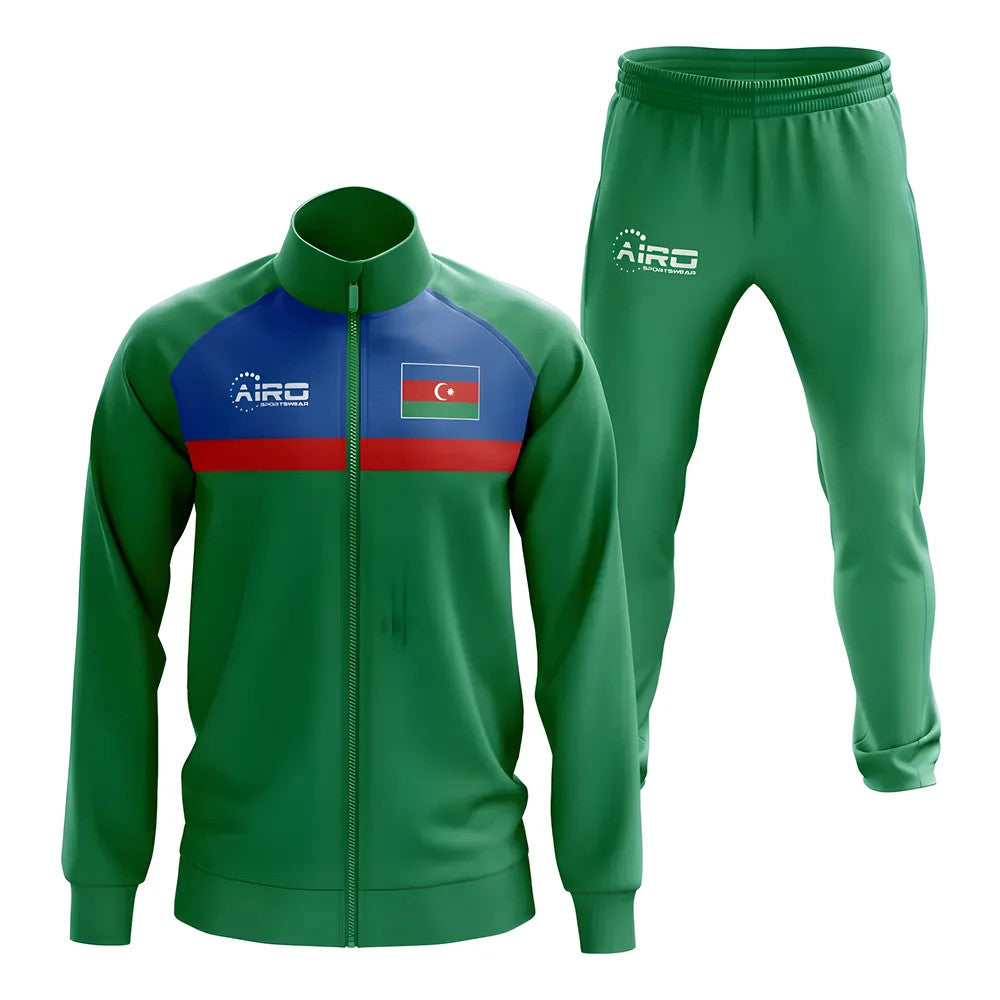 Azerbaijan Concept Football Tracksuit (Green)_1