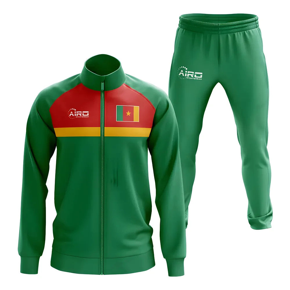 Cameroon Concept Football Tracksuit (Green)_1