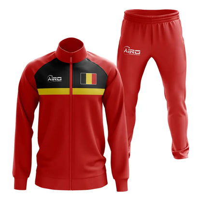 Belgium Concept Football Tracksuit (Red)_1