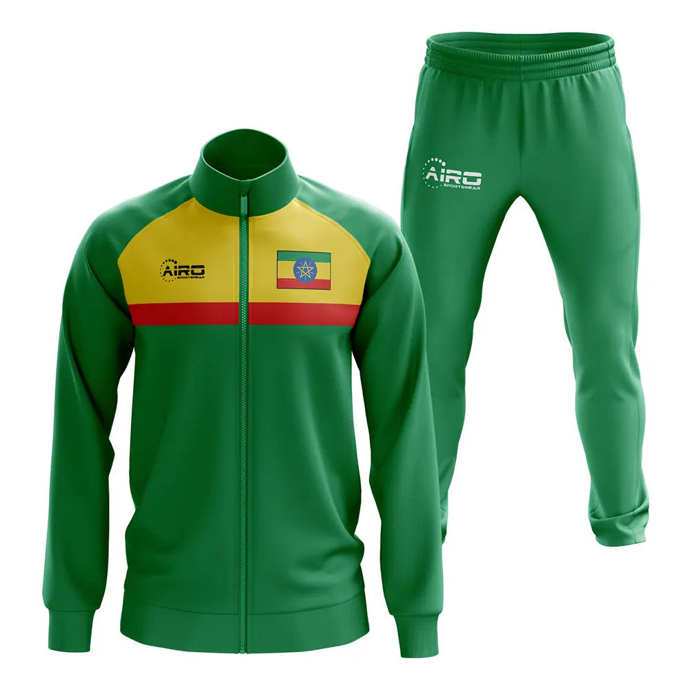 Ethiopia Concept Football Tracksuit (Green)_1