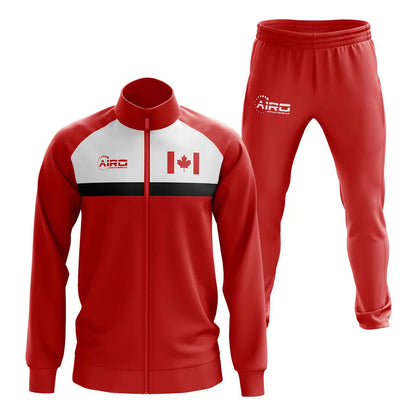 Canada Concept Football Tracksuit (Red)_1