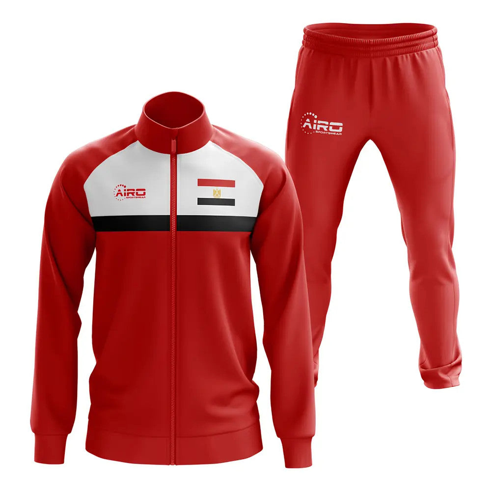 Eqypt Concept Football Tracksuit (Red)_0