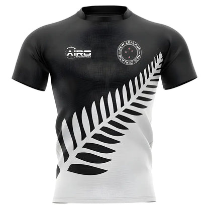 2025-2026 New Zealand All Blacks Fern Concept Rugby Shirt - Kids_1