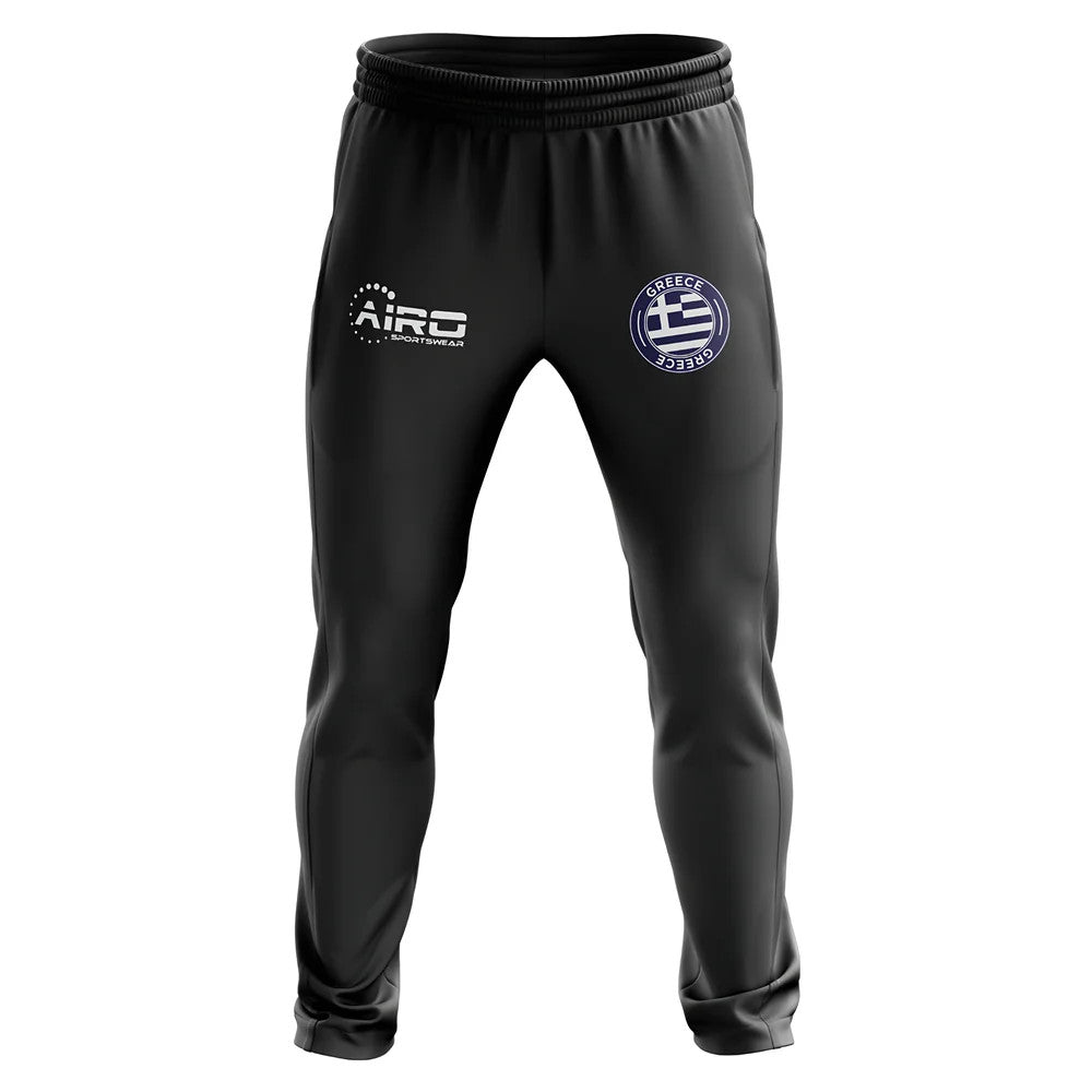 Greece Concept Football Training Pants (Black)_1