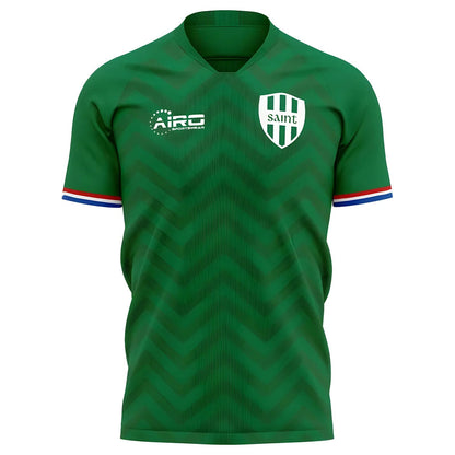 2025-2026 Saint Etienne Home Concept Football Shirt - Adult Long Sleeve_1