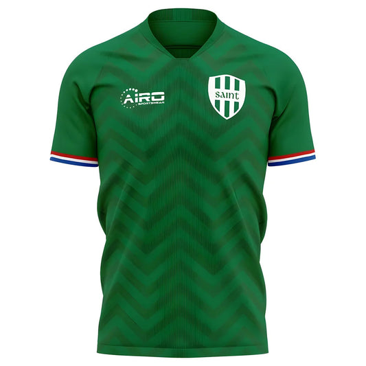 2025-2026 Saint Etienne Home Concept Football Shirt - Adult Long Sleeve_1