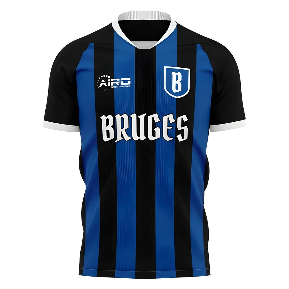 2025-2026 Club Brugge Home Concept Football Shirt - Kids_1