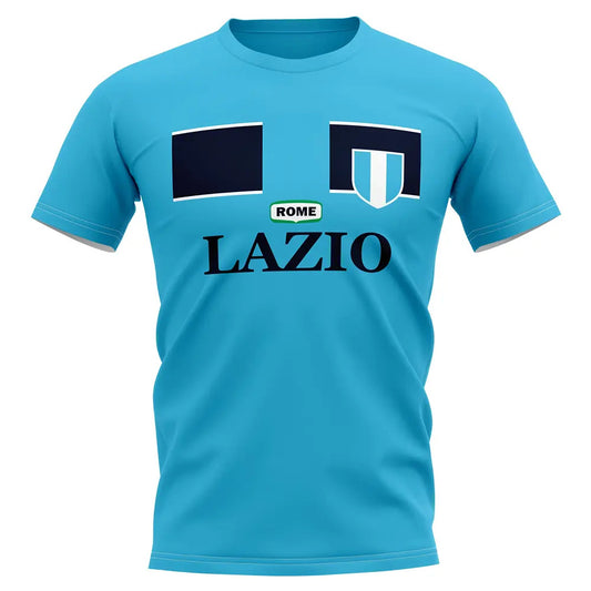 Lazio Vintage Football T-Shirt (Sky)_0