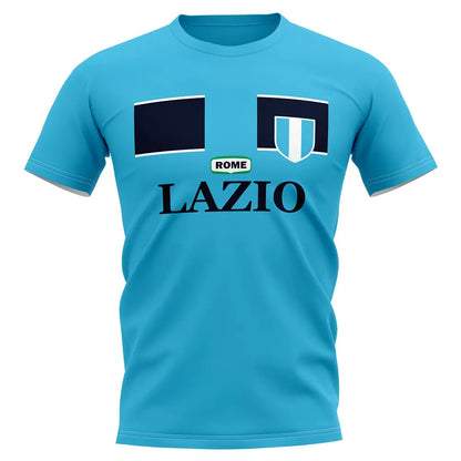 Lazio Vintage Football T-Shirt (Sky)_1