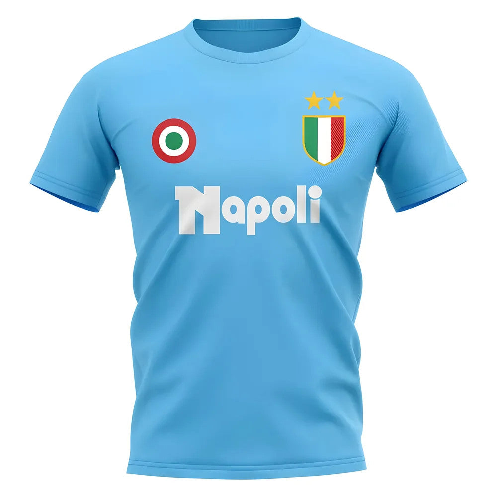 Napoli Vintage Football T-Shirt (Sky)_1