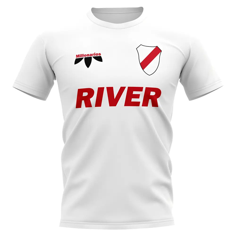 River Plate Vintage Football T-Shirt (White)_0