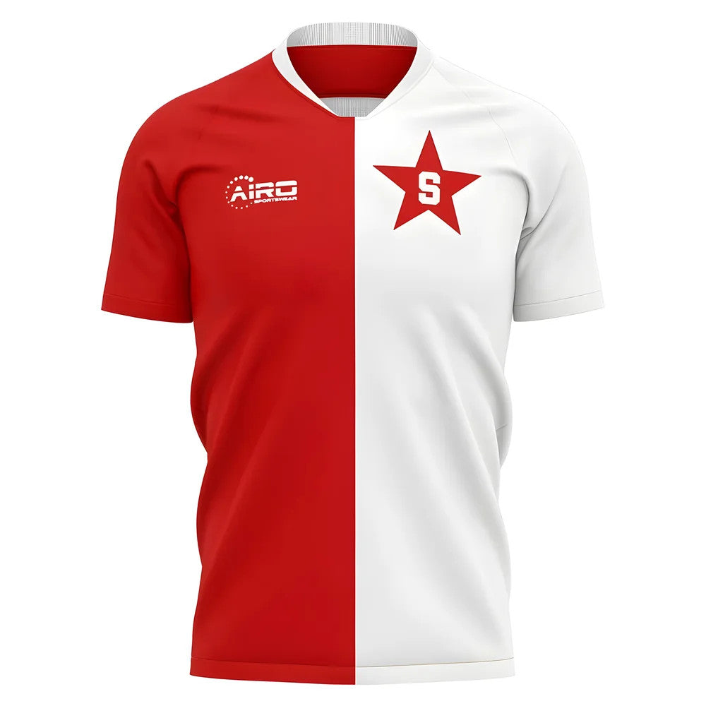 2025-2026 Slavia Prague Home Concept Football Shirt_1